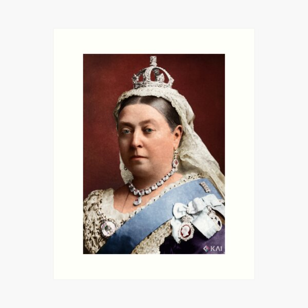 Item preview, Queen Victoria 1882 colorized designed and sold by KAI-Studio.