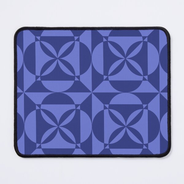 Item preview, Blue Geometric Quilt Blocks designed and sold by Honey Crystal Fashion and Homegoods .
