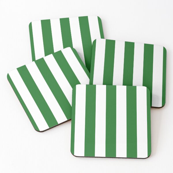 Item preview, Green and White Stripes Pattern designed and sold by OneThreeSix.