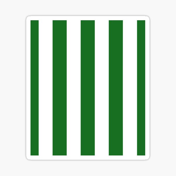 Aperçu de l'œuvre Motif à rayures vertes et blanches créée et vendue par OneThreeSix.