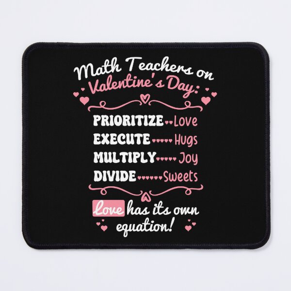 Item preview,  Funny Math Teacher Valentine's Day PEMDAS Lover Gift - Valentines day Order Of Operations Valentines Math Teacher designed and sold by JUSTBEELEGANT.