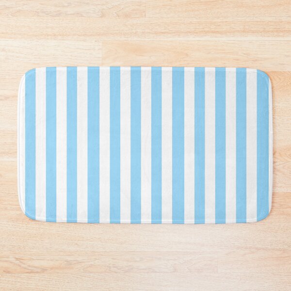 Item preview, Light Blue and White Stripes Pattern designed and sold by OneThreeSix.