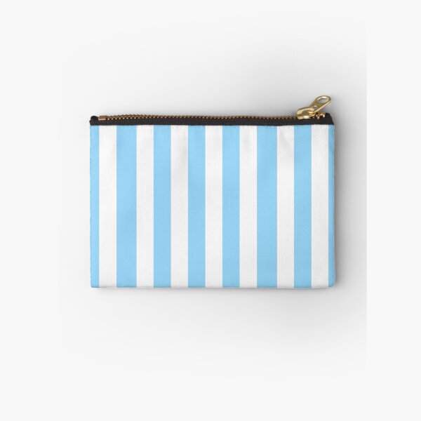 Item preview, Light Blue and White Stripes Pattern designed and sold by OneThreeSix.