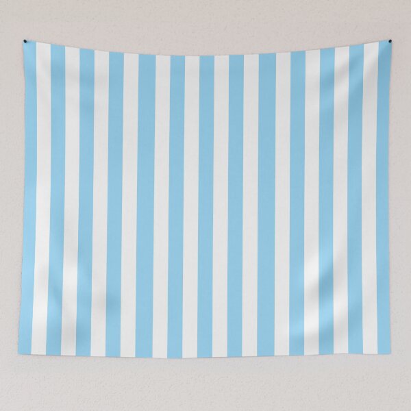 Item preview, Light Blue and White Stripes Pattern designed and sold by OneThreeSix.
