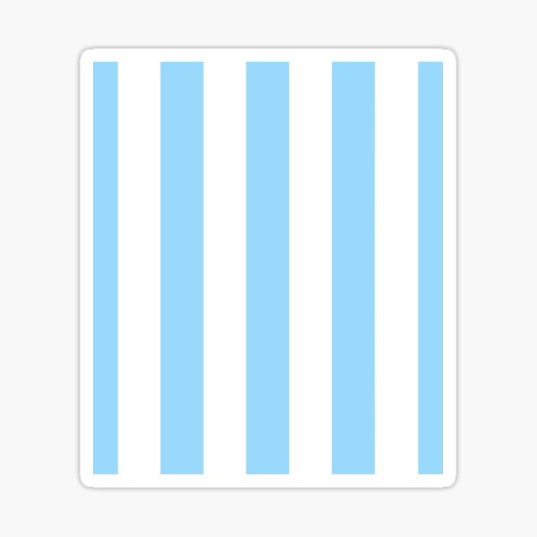 Aperçu de l'œuvre Motif à rayures bleu clair et blanches créée et vendue par OneThreeSix.