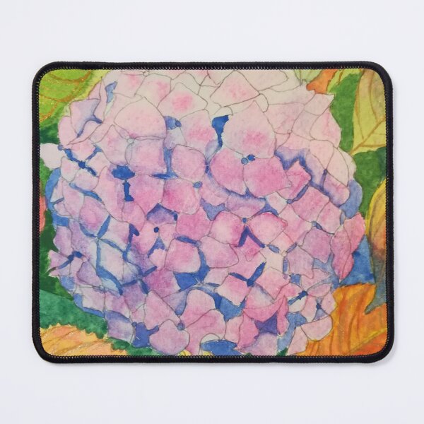 Item preview, Pink hydrangea watercolour painting  designed and sold by esvb.