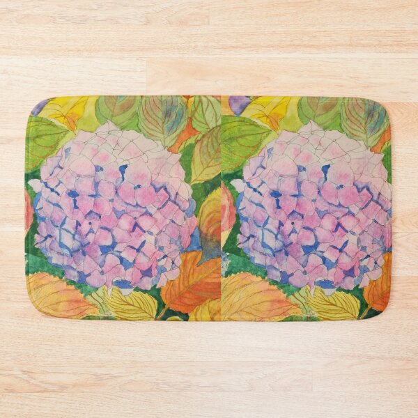 Item preview, Pink hydrangea watercolour painting  designed and sold by esvb.