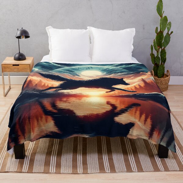 Item preview, Wolf Reflection, Ai Generated Art designed and sold by ACC .