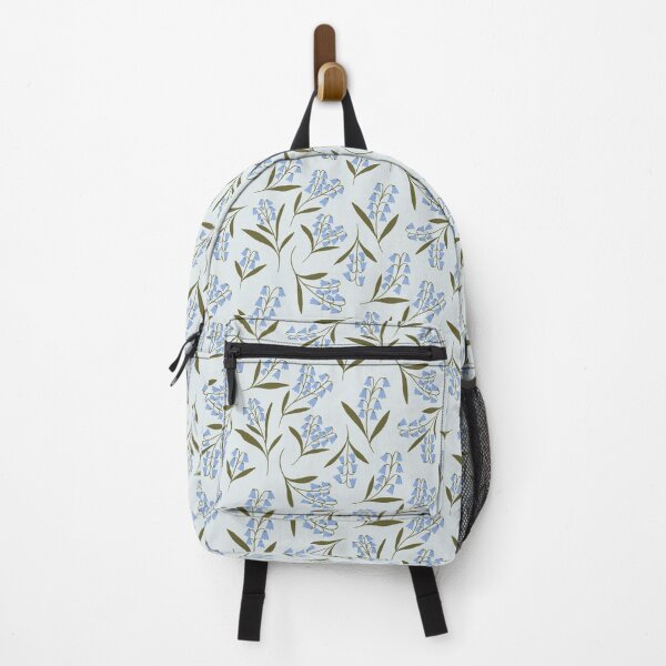 Item preview, Tiny delicate korean bellflowers - Pastel blue designed and sold by Illustrated by Nat.