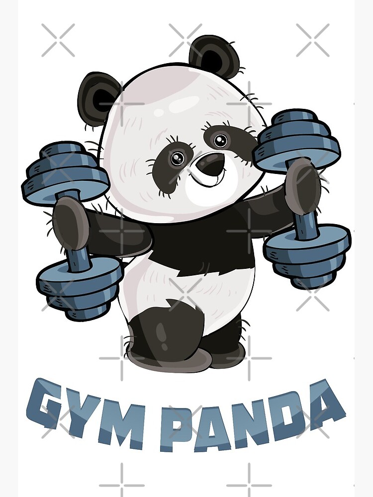 Funny Gym Workout Panda Lover Gift For Boys Girls Men Women Sweatshirt