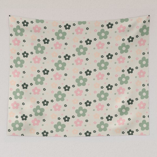 Item preview, retro flowers designed and sold by darlingdixie.