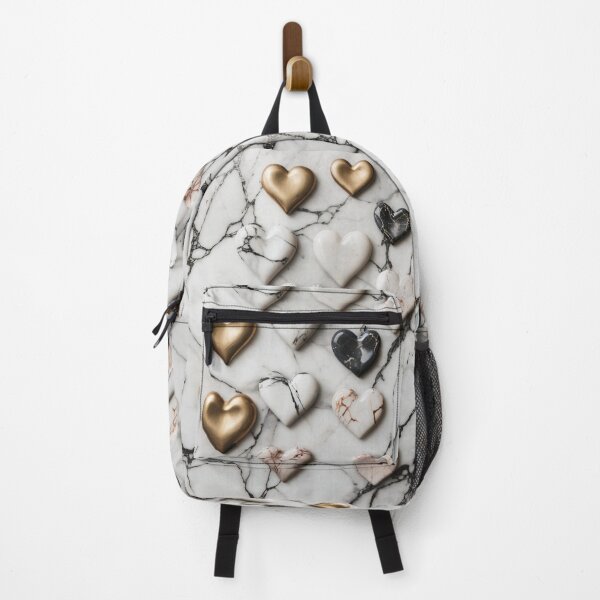Artikelvorschau, Marble and Gold Hearts Pattern Design entworfen und verkauft von Slick-Waffles.