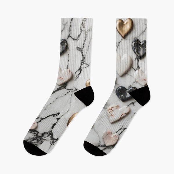 Artikelvorschau, Marble and Gold Hearts Pattern Design entworfen und verkauft von Slick-Waffles.