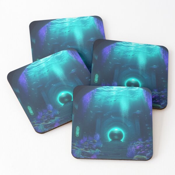 Item preview, Sanctuary of the Bioluminescent Depths - Atlantis designed and sold by eXtraHumans.
