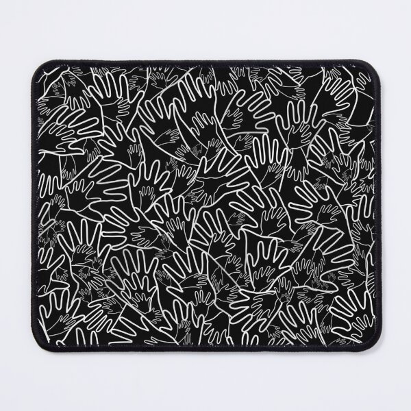 Item preview, All Hands White Lines on Black designed and sold by Art in My Loft.