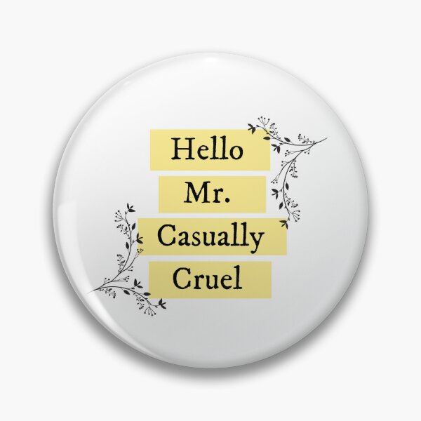 Item preview, Hello Mr Casually Cruel - Taylor Swift  designed and sold by bombalurina.