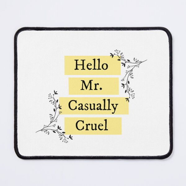 Item preview, Hello Mr Casually Cruel - Taylor Swift  designed and sold by bombalurina.