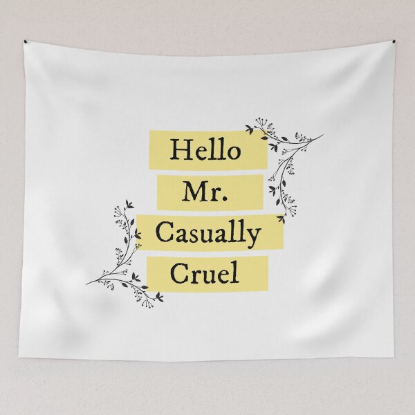 Item preview, Hello Mr Casually Cruel - Taylor Swift  designed and sold by bombalurina.
