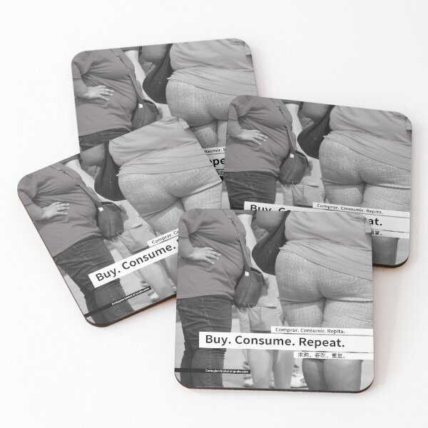 Item preview, Buy. Consume. Repeat. (And repeat again) designed and sold by Quahx.