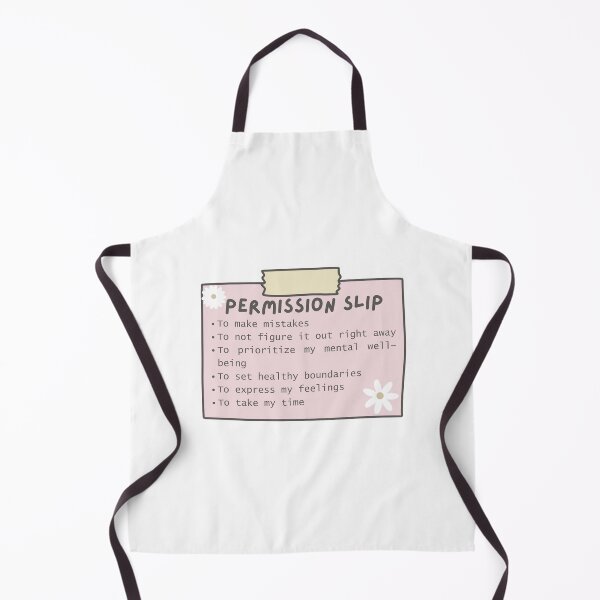 Item preview, Mental health permission slip | positive affirmations  designed and sold by NeurodiverseTea.