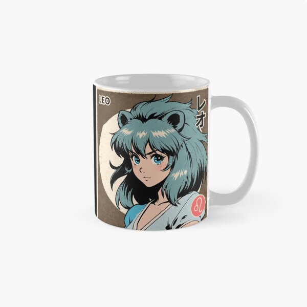 Item preview, Leo Zodiac Sign Pretty Anime Girl Vintage Postage Stamp Aesthetic designed and sold by onlyanimevibes.