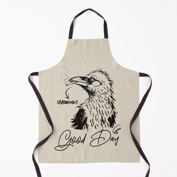 Item preview, Raven smoking cigarette. Good day. designed and sold by KojourinArt.