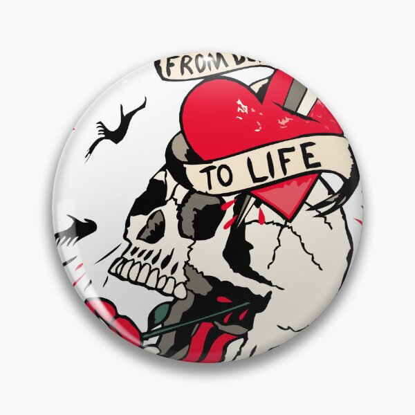 Item preview, Tete de mort tattoo hipster skulls from death to life 2811 D designed and sold by Achille3777.
