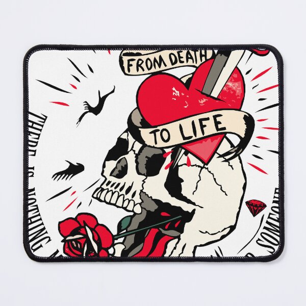 Item preview, Tete de mort tattoo hipster skulls from death to life 2811 D designed and sold by Achille3777.