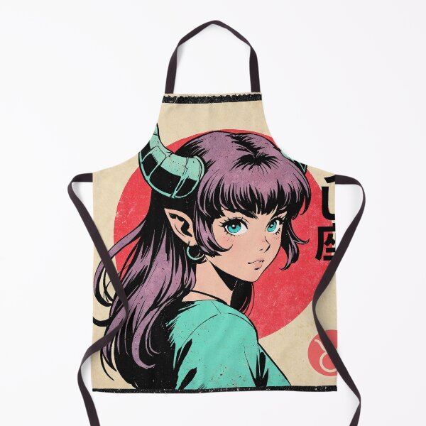 Item preview, Taurus Zodiac Sign Pretty Anime Girl Vintage Postage Stamp Aesthetic designed and sold by onlyanimevibes.