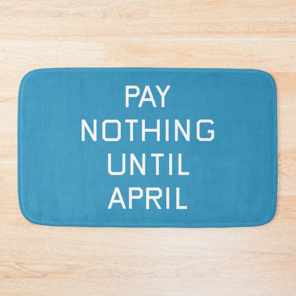 Item preview, Pay Nothing Until April - Inspired by Ed Ruscha designed and sold by letitrip.