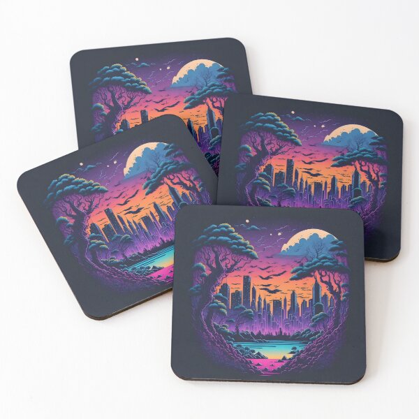 Item preview, Cityscape Framed by Enchanted Forest designed and sold by Braodai.