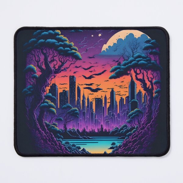 Item preview, Cityscape Framed by Enchanted Forest designed and sold by Braodai.