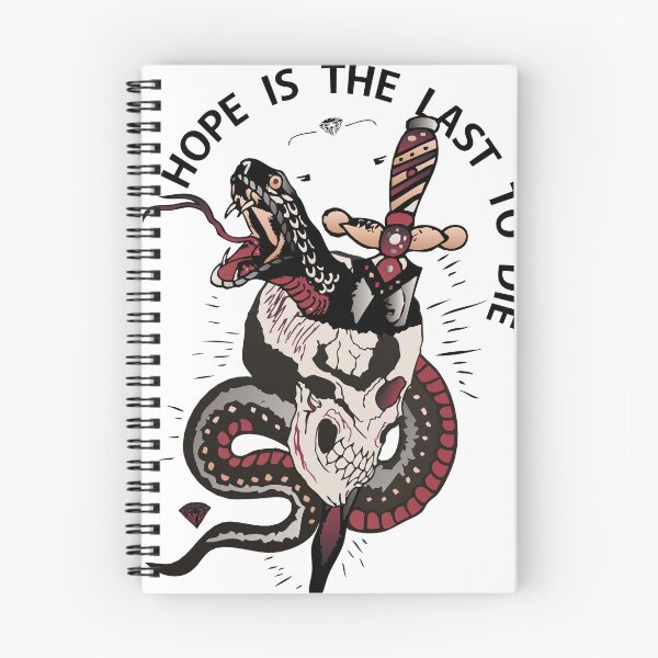 Item preview, Hipster skulls snake dagger hope is the last to die 2811 A designed and sold by Achille3777.
