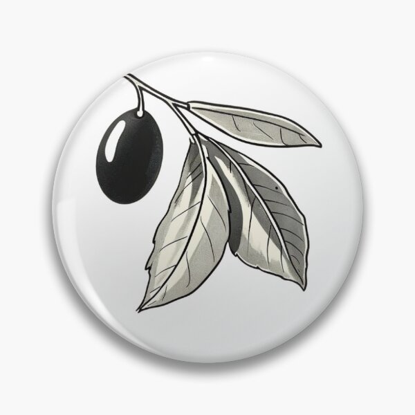 Item preview, black olive branch designed and sold by JIGUWORLD.