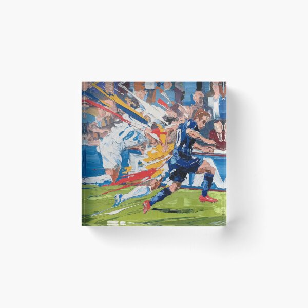 Item preview, An abstract of the energy and movement in Soccer designed and sold by Millzsplace.