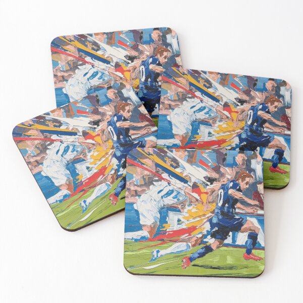 Item preview, An abstract of the energy and movement in Soccer designed and sold by Millzsplace.
