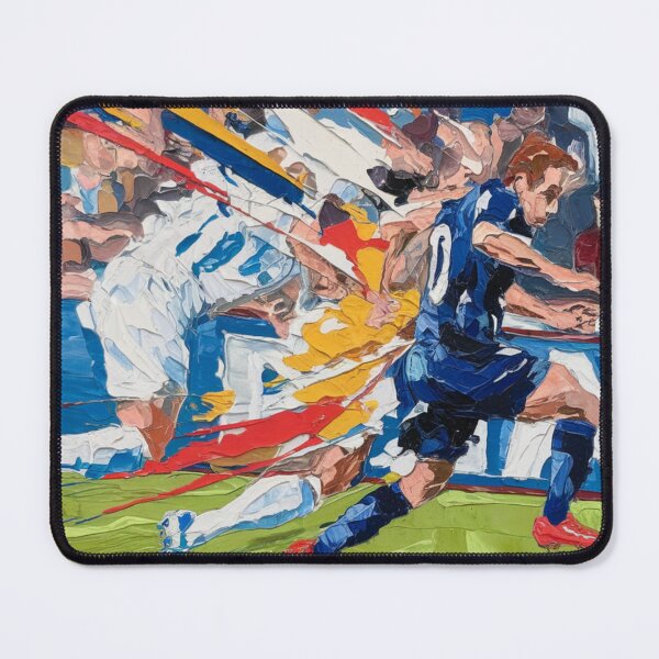 Item preview, An abstract of the energy and movement in Soccer designed and sold by Millzsplace.