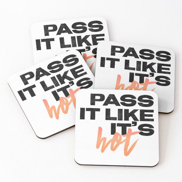 Item preview, Pass It Like It’s Hot Black and Orange Ombré - Fun and Sporty T-shirt or Sticker for Volleyball or Basketball  designed and sold by Stickers by @molllyclare.