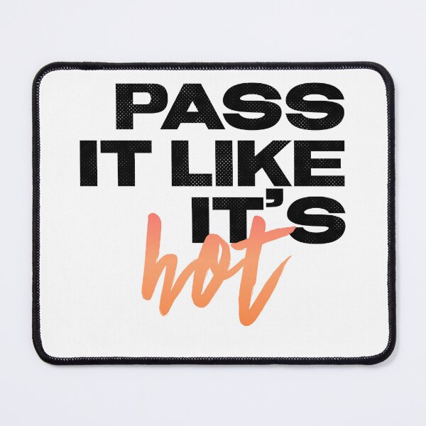Item preview, Pass It Like It’s Hot Black and Orange Ombré - Fun and Sporty T-shirt or Sticker for Volleyball or Basketball designed and sold by Stickers by @molllyclare.