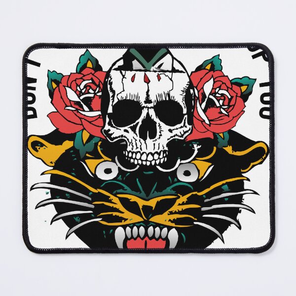 Item preview, hipster skulls panther tete de mort tattoo strike first 2611 A designed and sold by Achille3777.