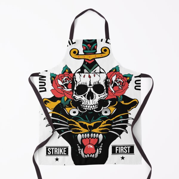 Item preview, hipster skulls panther tete de mort tattoo strike first 2611 A designed and sold by Achille3777.