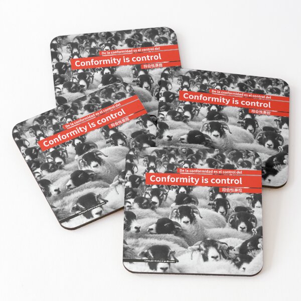 Item preview, Conformity is control. (Stop following the herd) designed and sold by Quahx.