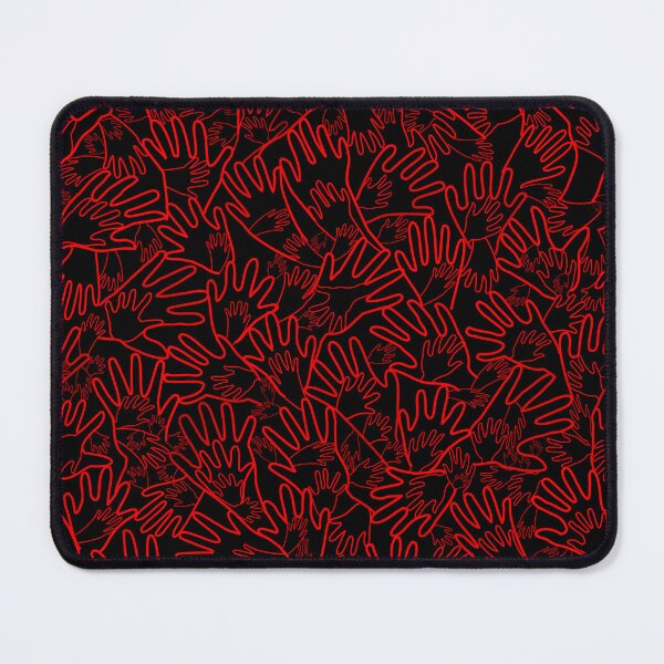 Item preview, All Hands Red Lines on Black designed and sold by Art in My Loft.