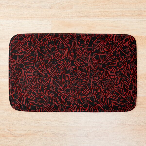 Item preview, All Hands Red Lines on Black designed and sold by Art in My Loft.