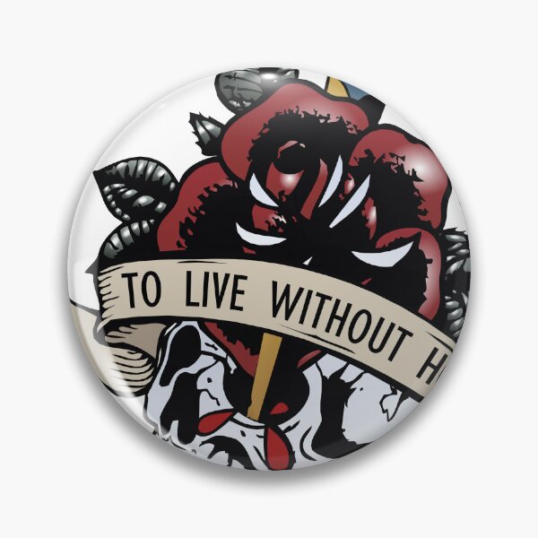 Item preview, Tete de mort hipster skulls tattoo to live without hope 2811 A designed and sold by Achille3777.