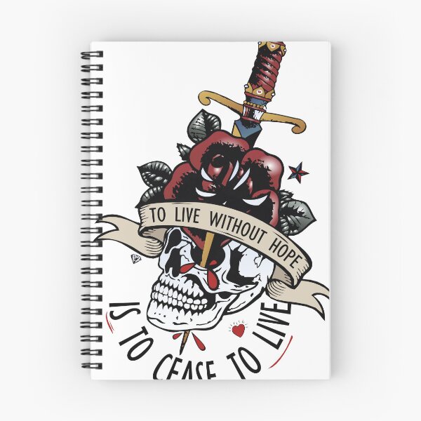 Item preview, Tete de mort hipster skulls tattoo to live without hope 2811 A designed and sold by Achille3777.