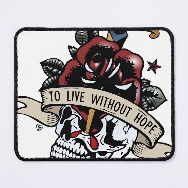 Item preview, Tete de mort hipster skulls tattoo to live without hope 2811 A designed and sold by Achille3777.