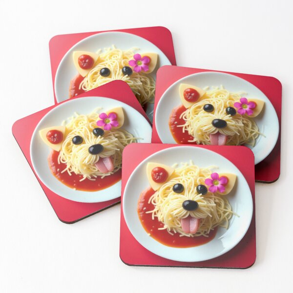 Item preview, Spaghetti Pup - Pasta Pooch Portrait designed and sold by tonyartprints.