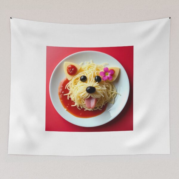 Item preview, Spaghetti Pup - Pasta Pooch Portrait designed and sold by tonyartprints.