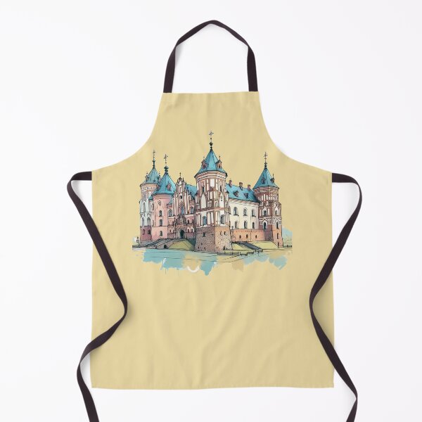 Item preview,  Mir Castle 3D Sketch - Belarus' Iconic Landmark,  designed and sold by PaintMeWorld.